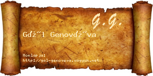 Gál Genovéva névjegykártya